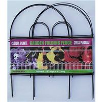 round folding fence green, 18in. x 8 