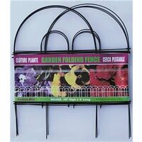 round folding fence green, 18in. x 8 