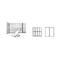 black vinyl welded wire,  36in. x 100 x 14 ga