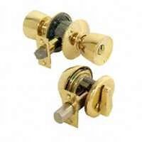 Bell Combination Entry Lockset, Bright Brass