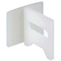 pocket door guide, white