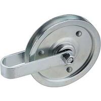garage door pulley & fork, 4in.