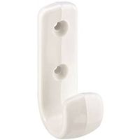 6461271 - WHITE SINGLE GARMENT HOOK