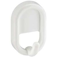 white garment hook      