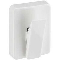 white self adhesive clip