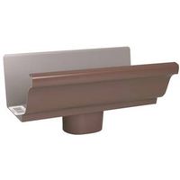 6461388-5N BRWN ALUM GTTR END OUTLET
