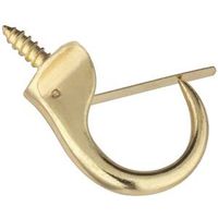 6461834 - 1-1/4IN BRASS SAFETY CUP HOOK