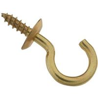 6462774 - 7/8 SOLID BRASS CUP HOOK