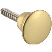 ornamental cabinet knob, brass
