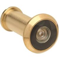 Wide Angle Door Viewer, Bright Brass