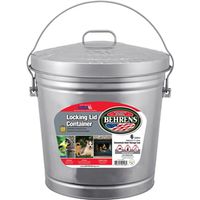 6465751 - 6GAL GALV GARBAGE PAIL
