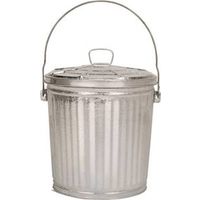metal refuse container, 6 gal  