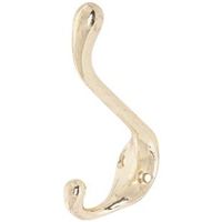 coat & hat hook, brass
