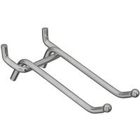 double straight hook, 3in.