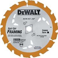 Carbide Circular Saw Blade, 7 1/4"