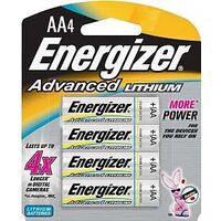 Energizer AA Advanced Lithium Batteries, 4 Pk