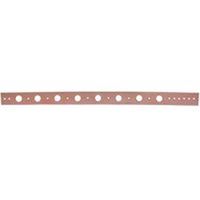 flat copper pipe bracket, 1/2in. x 20in.
