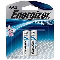 Energizer Photo Electronic Batteries, AA 2 Pk