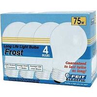 inside frost bulb, 75 watt a 19 