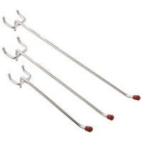 straight peg hooks 4,6,8in.