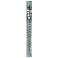 Jackson Wire 12011916 Poultry Netting, 25 ft L X 36 in H X 20 ga T, 1 in Mesh