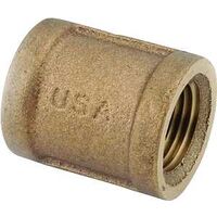 brass coupling, 1 1/4in.