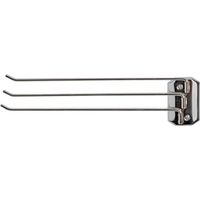 6496681 - CHROME 3-ARM TOWEL RACK