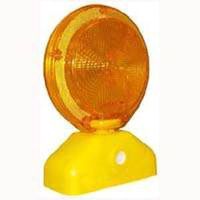 safety barricade warning light, 4d yellow & amber
