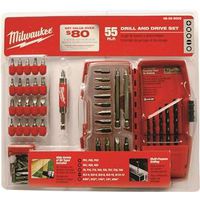 6501845 - 55 PC DRILL AND DRIVE SET