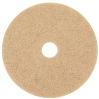 tan floor buffing pad, 20in.    