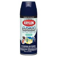 krylon fusion spray paint, 12 oz navy