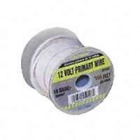Primary Wire, 18 Gauge x 100 White