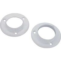Plastic Pole Sockets , White