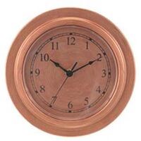 Metal Clock, Copper Finish