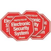 AmerTac SEC100 Security System Sticker
