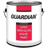 exterior latex house & trim paint, 1 gal semi-gloss clear base