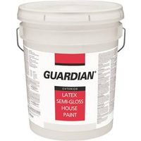 exterior latex house & trim paint, 5 gal semi-gloss pastel base