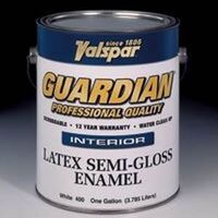 Interior Latex Semi-Gloss Enamel, 1 Gal Clear Base