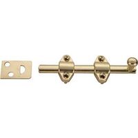 Surface Bolt, 6in. Satin Brass