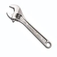 adjustable chrome wrench, 8in.