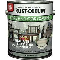 Rustoleum Semi-Gloss Porch & Floor Coating, 1 Gal Pewter
