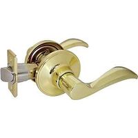 Reversible Passage Lever Set, Polished Brass