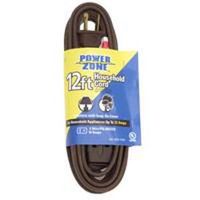 indoor household extension cord, 12 brown