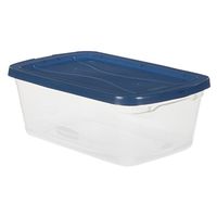 Rubbermaid Home 3Q3100CLCBL Snaptopper Clear Storage Container