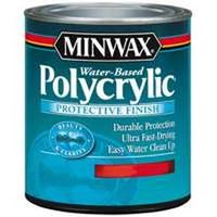 minwax polycrylic finish, 1 pt semi-gloss