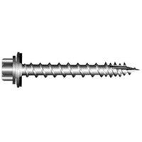 metal building screws, #9 x 1 1/2in. red