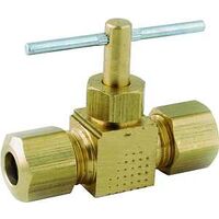 Compression Needle Valve, 5/16in. x 5/16in. 