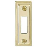 chime button lighted gold finish
