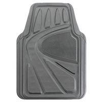 6564397-PREMIUM GREY CAR FLOORMATS 4PC