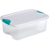 storage box with latch, 15 qt